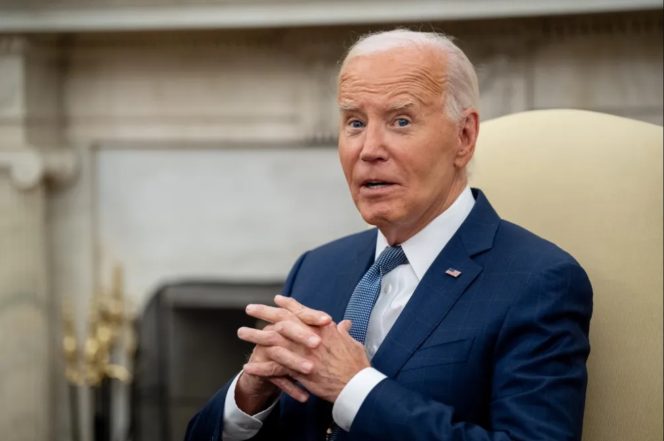 
					Presiden AS Joe Biden dalam pertemuan dengan Perdana Menteri Israel Benjamin Netanyahu di Gedung Putih, Washington pada 25 Juli 2024 - Andrew Harnik/Getty