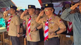 Kapolresta Pati Kombes Pol Andhika Bayu Adhittama hadiri kegiatan Upacara Hari Pramuka ke-63 bersama dengan Unsur Forkopimda Kabupaten Pati (14/8/2024)
