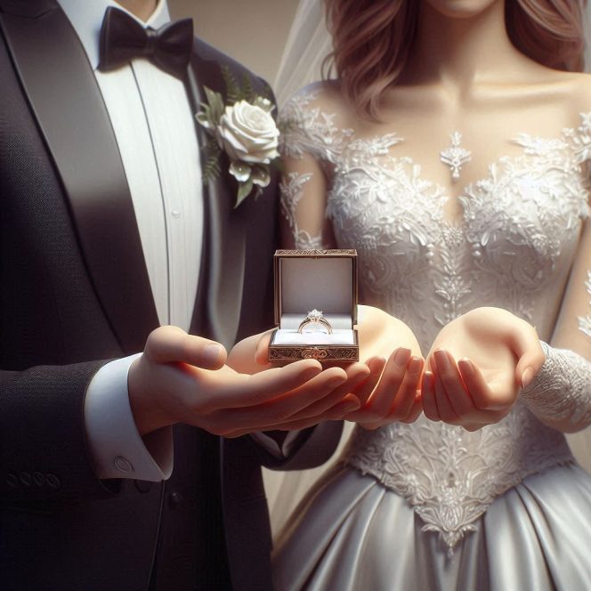 
					Ilustrasi pengantin remaja