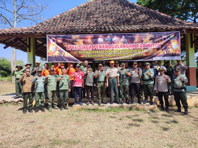 
					Apel Siaga Penanggulangan Karhutla Perum Perhutani KPH Pati