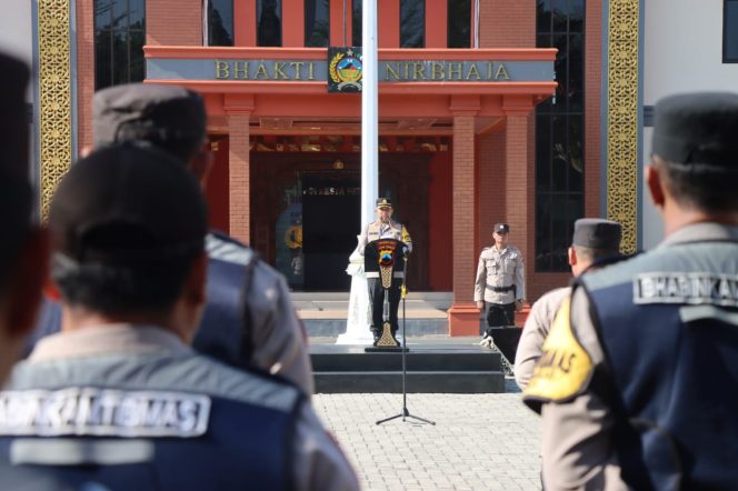
					Polresta Pati Gelar Apel Bhabinkamtibmas Dalam Rangka Cipta Kondisi Dalam Rangka Pilkada 2024