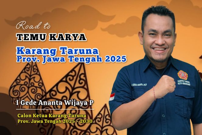 
					I Gede Ananta Wijaya Putra,Kandidat Kuat Ketua Karang Taruna Jawa Tengah 2025-2030